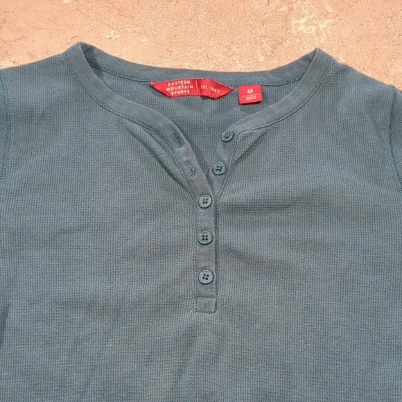 Two EMS Waffle Henley Shirts, M - Picture 9 of 14